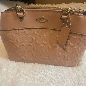 Coach bag with matching wallet